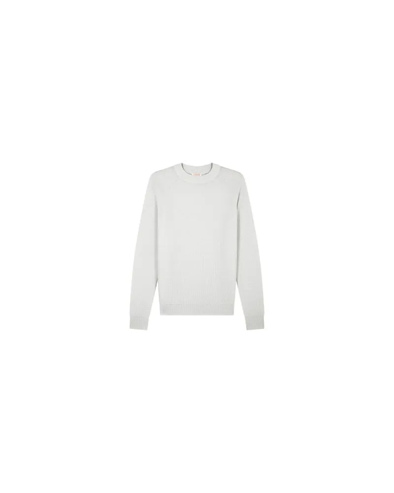 FURSAC Pullover im Perlmuster White