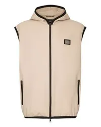 Dolce & Gabbana Jerseyjacke mit Kapuze Beige