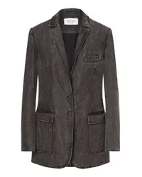 Alberta Ferretti Stone-Washed-Jeansjacke Grey