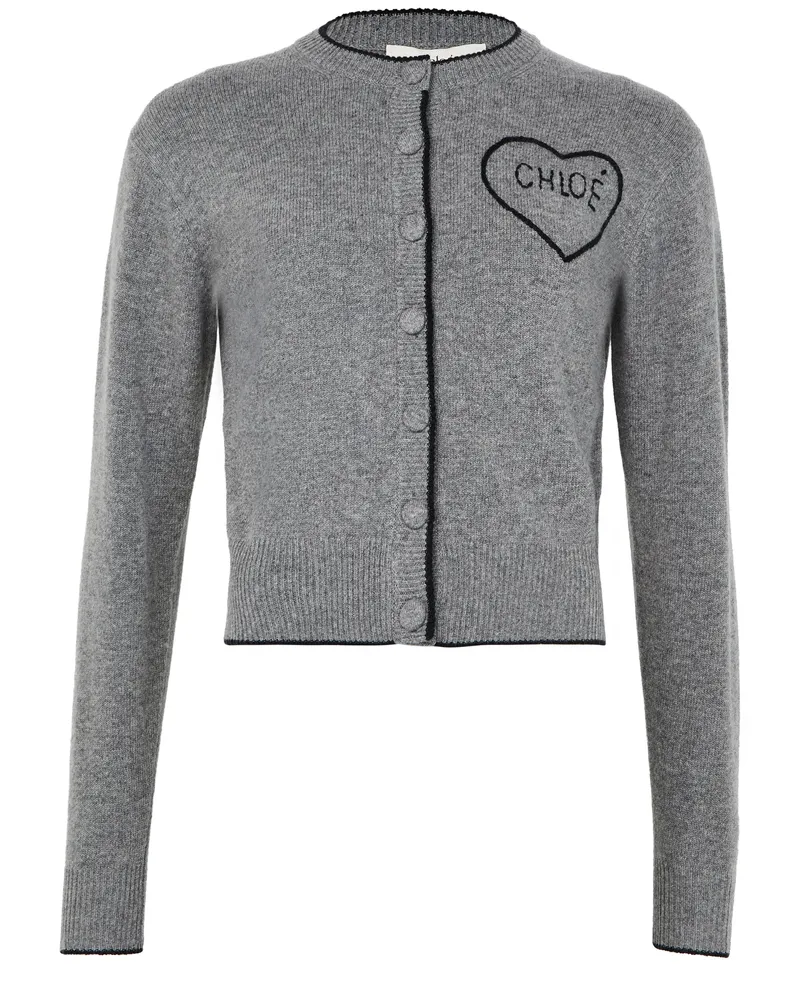 Chloé Cardigan mit Logo 