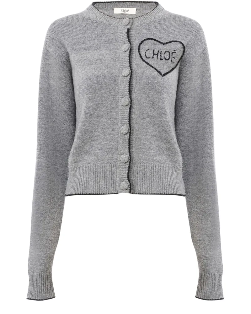 Chloé Cardigan mit Logo 