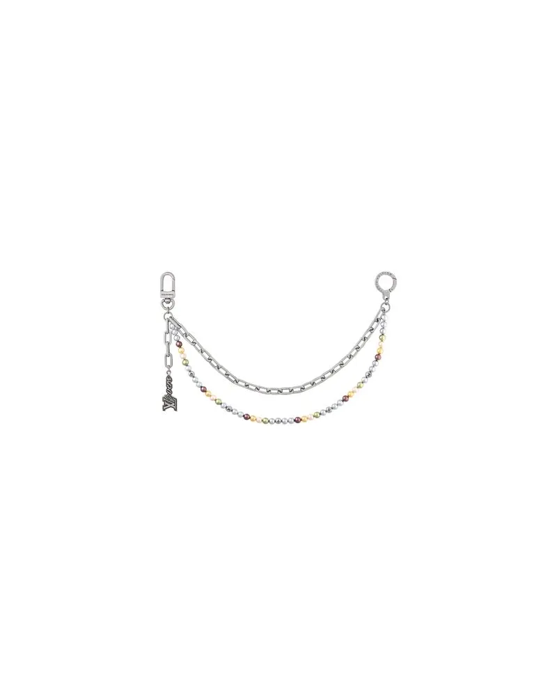 Louis Vuitton Pearls Chain Gürtel- und Taschenschmuck Silver