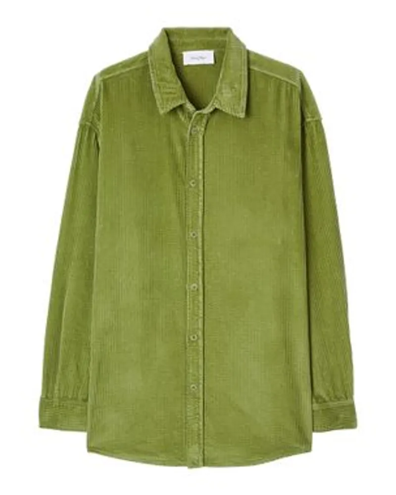 American Vintage Hemd Padow Green