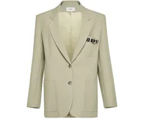 Anzugjacke mit Gürtel und Tasche