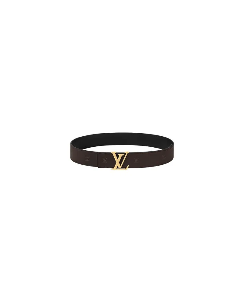 Louis Vuitton LV Initiales Blason Wendegürtel 40 mm Brown