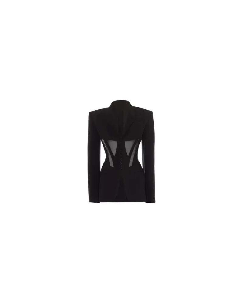 Thierry Mugler Jacke Black