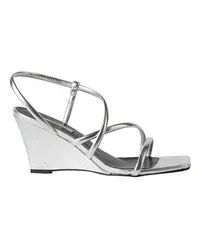 Karl Lagerfeld Rialto Riemchen-Sandalen Silver