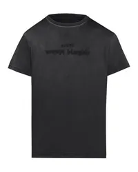 Maison Margiela T-Shirt mit Reverse Logo Black