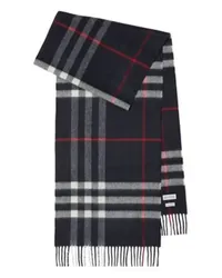 Burberry Großkarierter Schal Navy