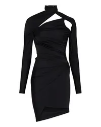 COPERNI Asymmetrisches Jersey-Kleid Black