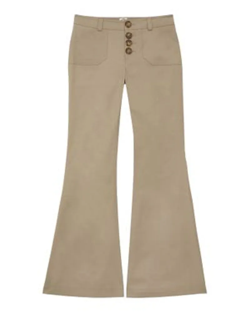 Inès de la Fressange Hose Charlotte Beige