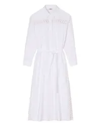 Sandro Langes Hemdblusenkleid White