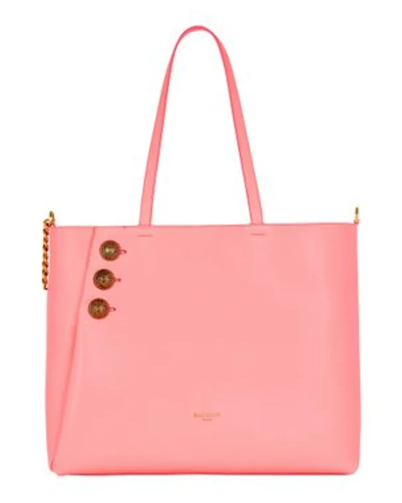 Balmain Cabas-Tasche Emblème Pink