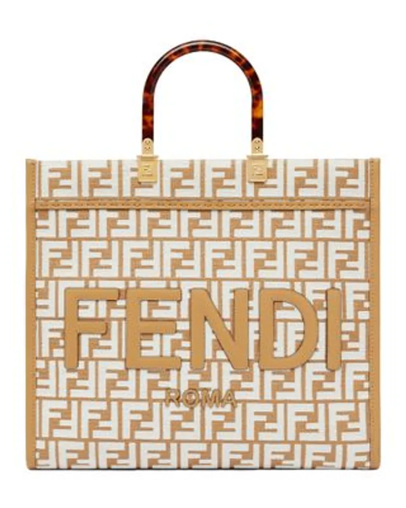 Fendi Fendi Sunshine Medium Tasche White