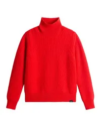 Woolrich Rollkragenpullover Canberra Red