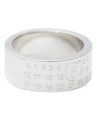 Maison Margiela Minimalistischer Numeric Signature Ring Grey