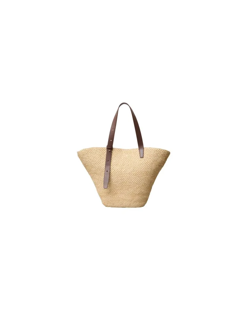 Bottega Veneta Schultertasche Parachute Beige