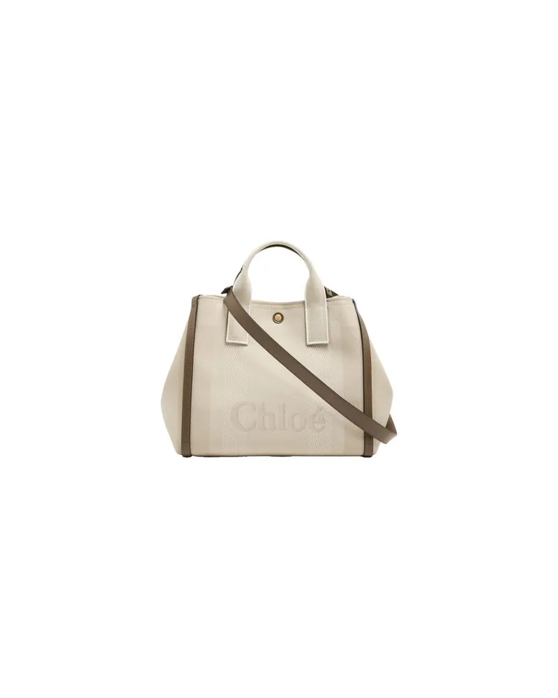 Bottega Veneta Schultertasche Parachute Beige