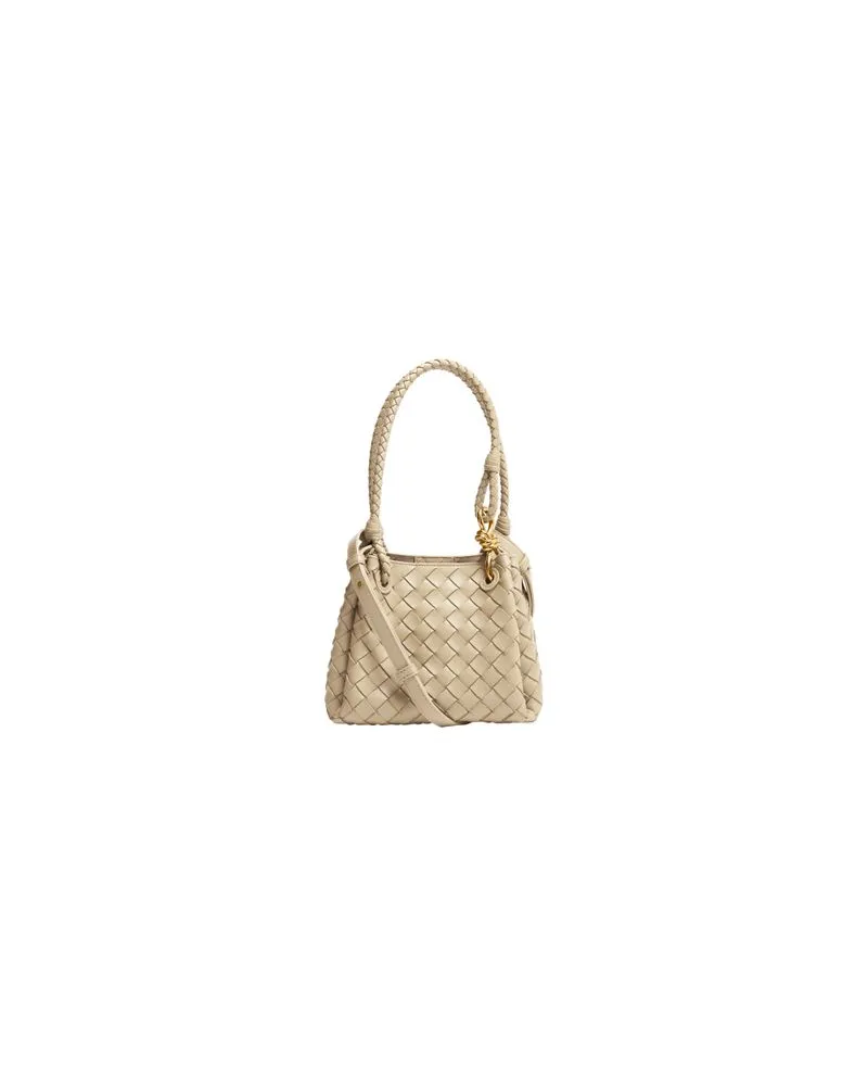 Bottega Veneta Schultertasche Parachute Beige