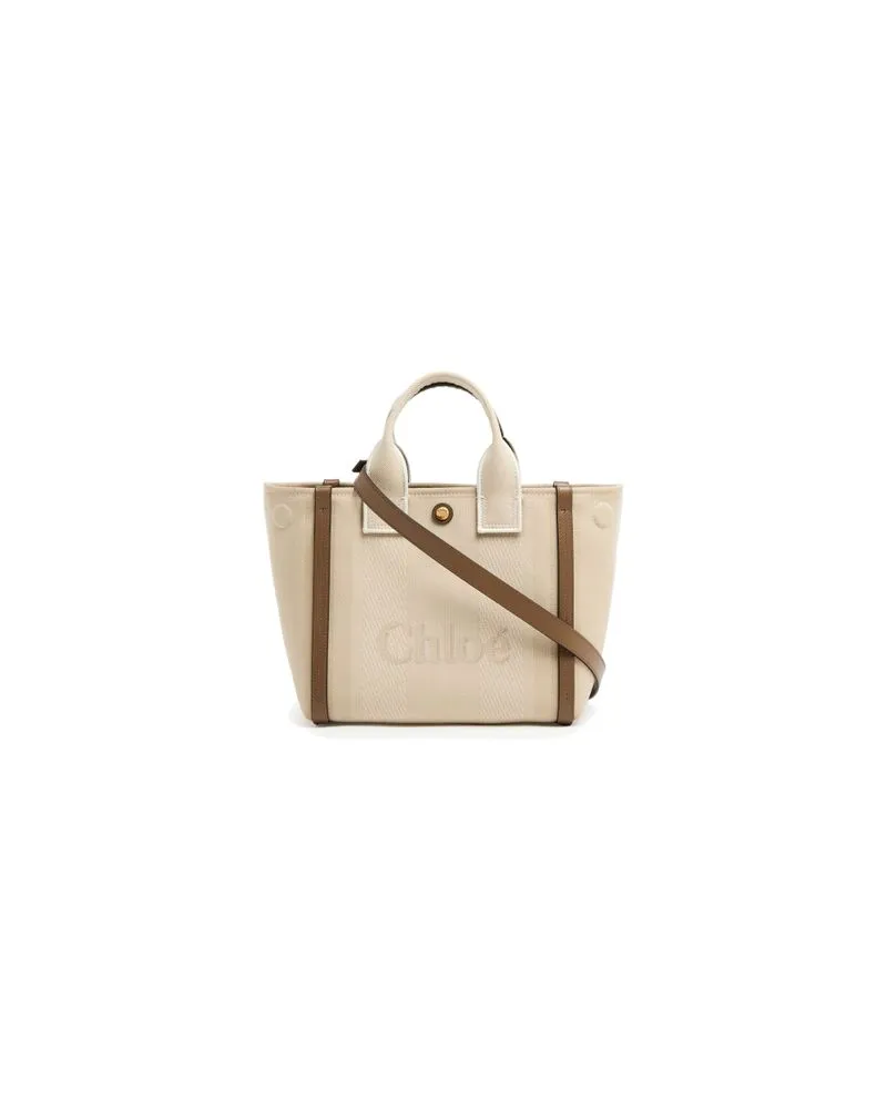 Bottega Veneta Schultertasche Parachute Beige