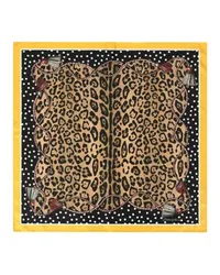 Dolce & Gabbana Twilltuch (90 x 90) mit Leopardenmotiv Multicolor