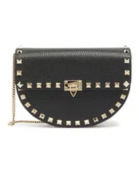 Valentino Garavani Mini-Umhängetasche Rockstud Black