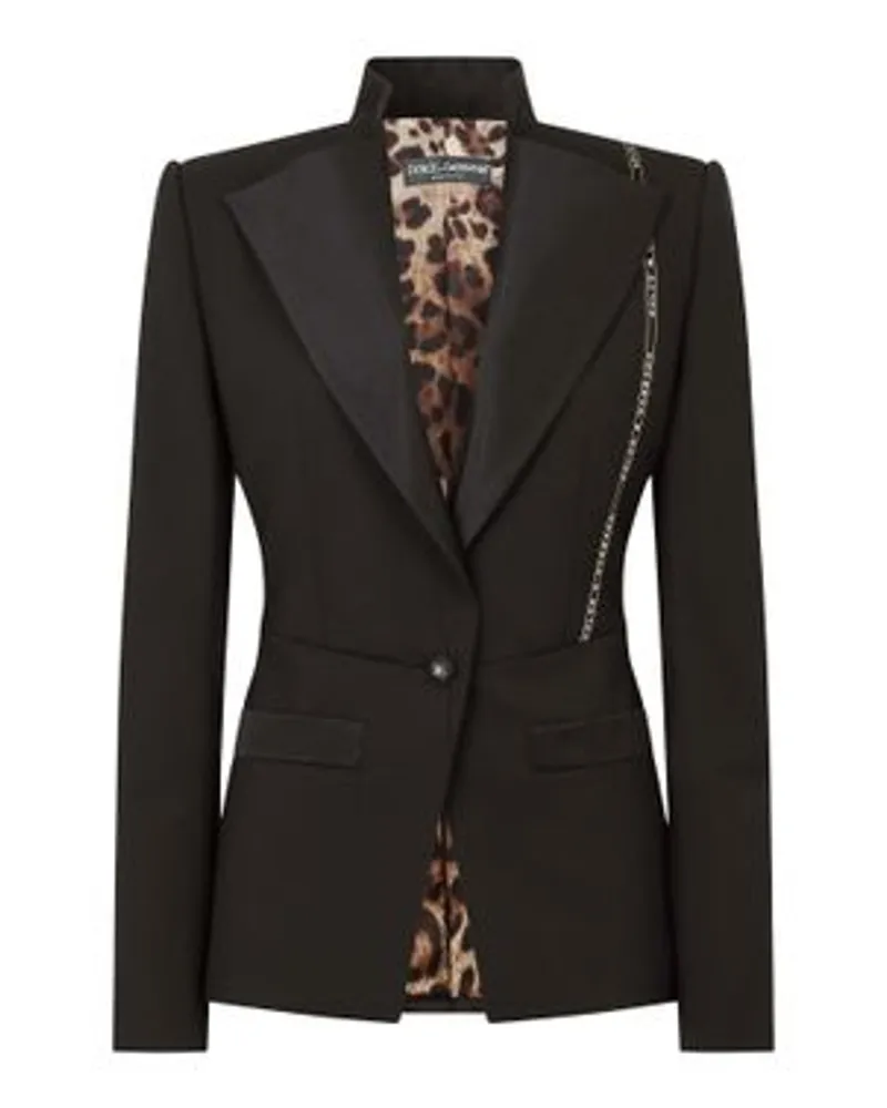 Dolce & Gabbana Einreihige Jacke Black