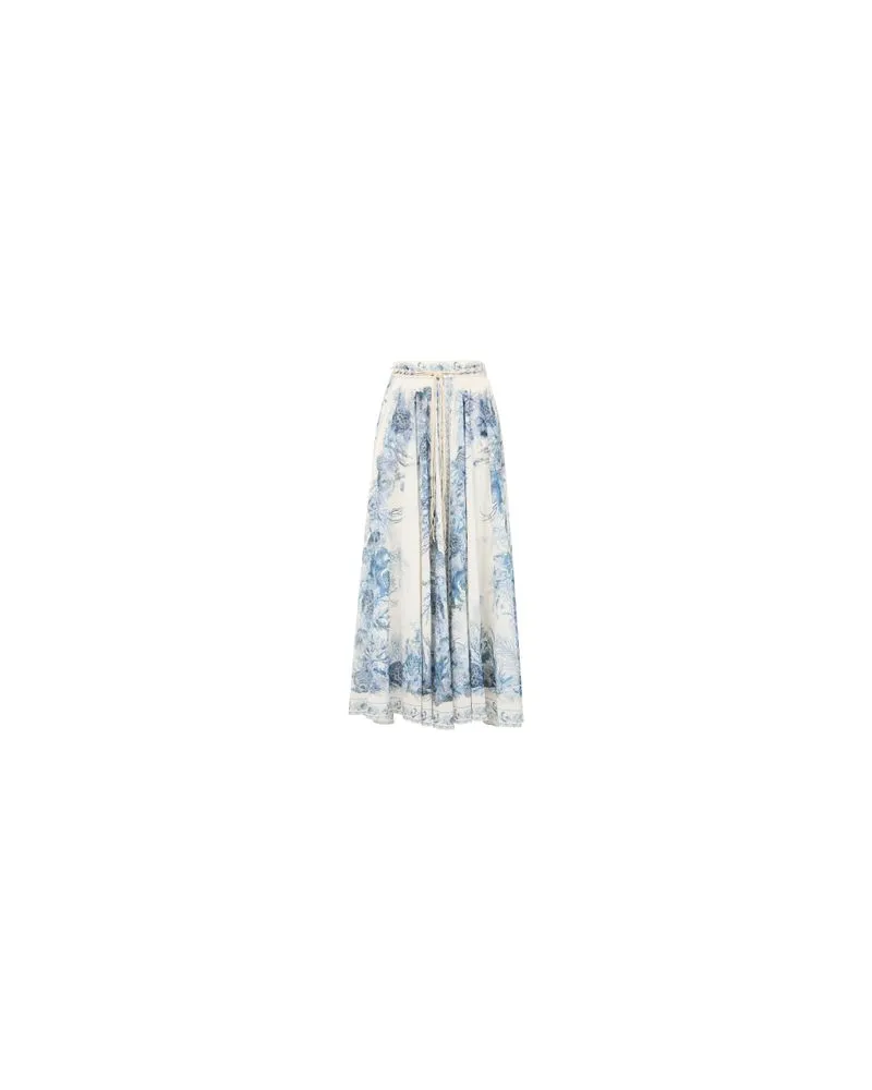 Bottega Veneta Hemd Aus Leder Mit Flanell-Print Blue