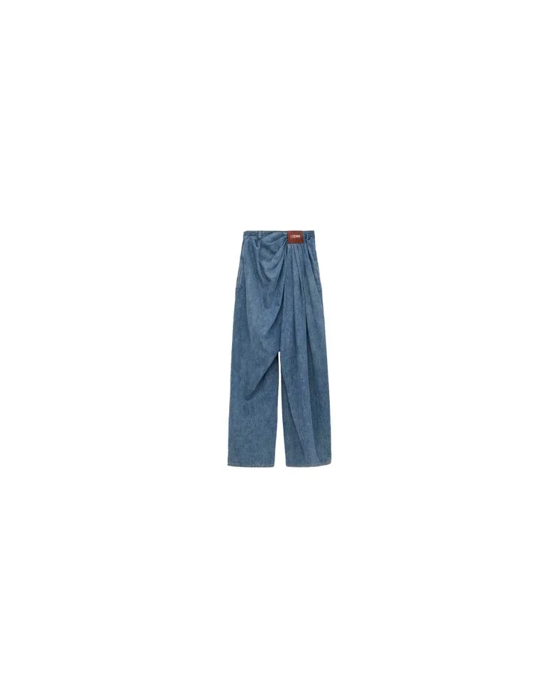 Bottega Veneta Hemd Aus Leder Mit Flanell-Print Blue
