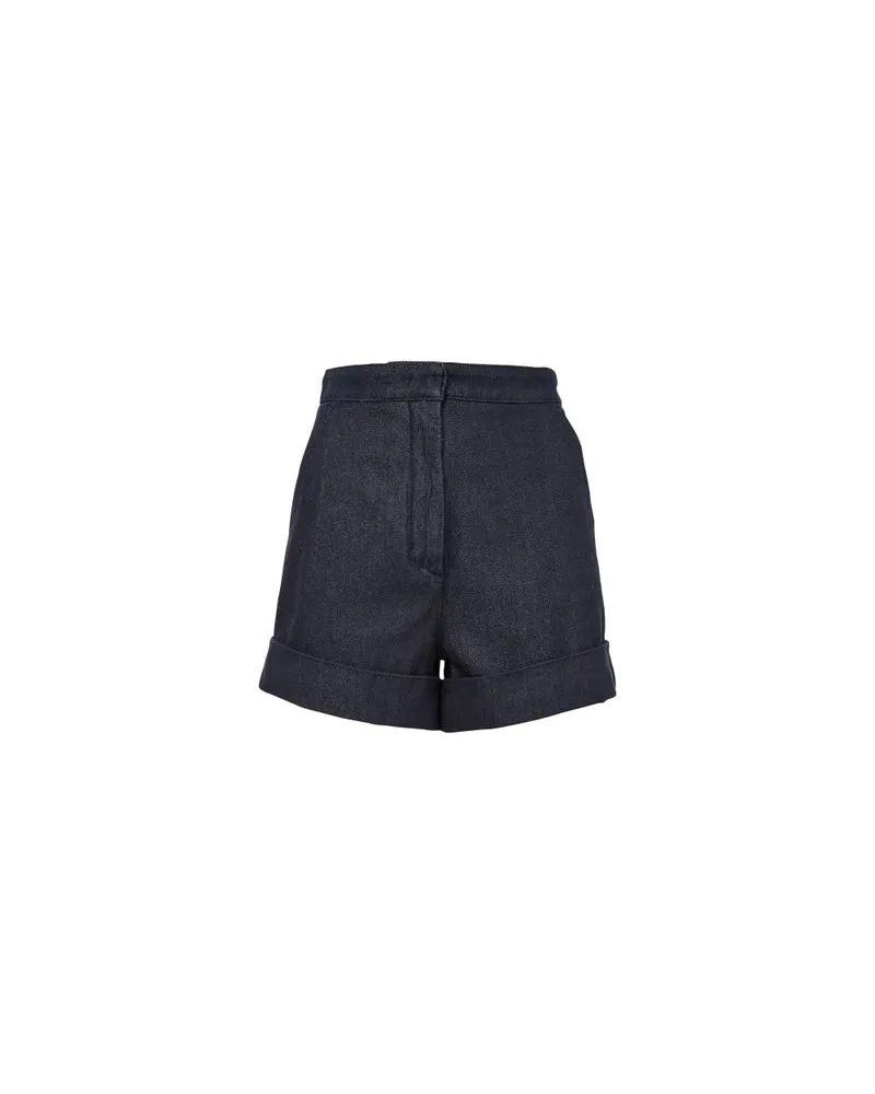 Bottega Veneta Hemd Aus Leder Mit Flanell-Print Blue