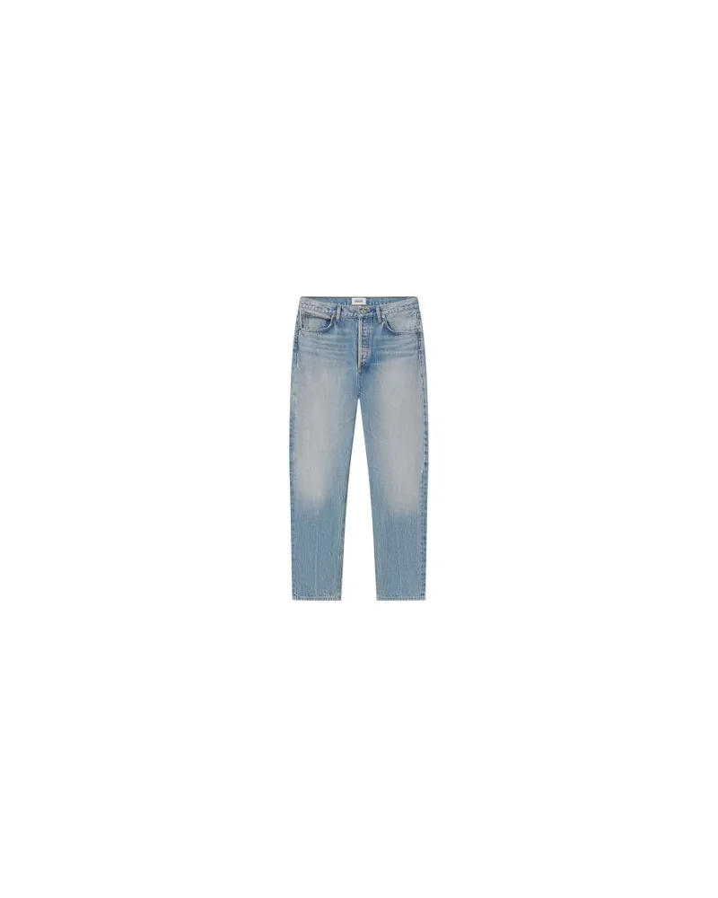 Bottega Veneta Hemd Aus Leder Mit Flanell-Print Blue