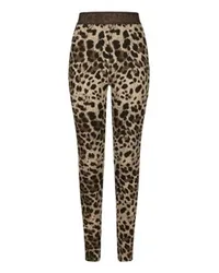 Dolce & Gabbana Jersey-Leggings Multicolor