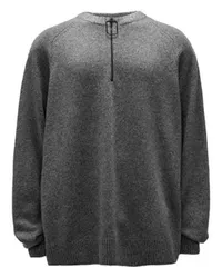 J.W.Anderson Pullover mit halbem Reißverschluss Grey