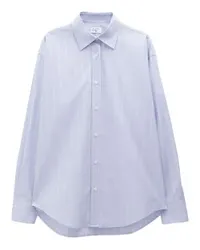 Filippa K Gestreiftes Hemd Blue