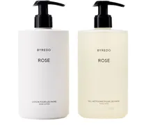 Geschenkset Handreinigungsgel und Handlotion Rose