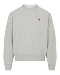 AMI Paris Rundhals-Sweatshirt Ami de Cœur Grey