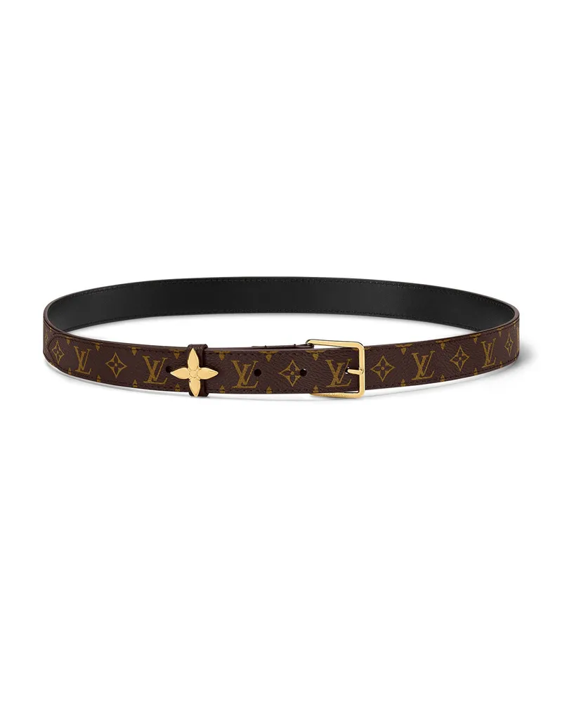 Louis Vuitton LV Flowergram Wendegürtel 25 mm Brown