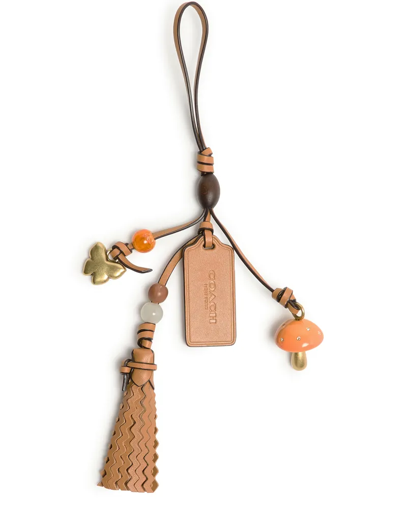 Coach Taschenanhänger Mushroom Heritage Brown