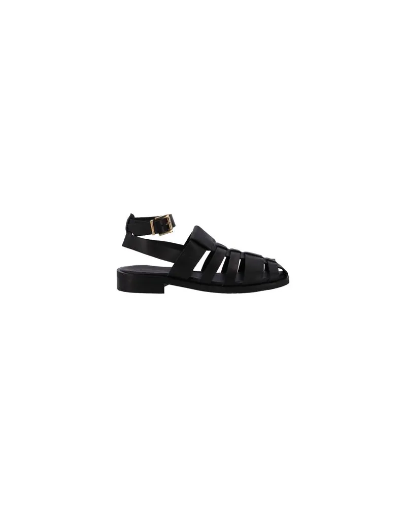 Alohas Perry Ledersandalen Black