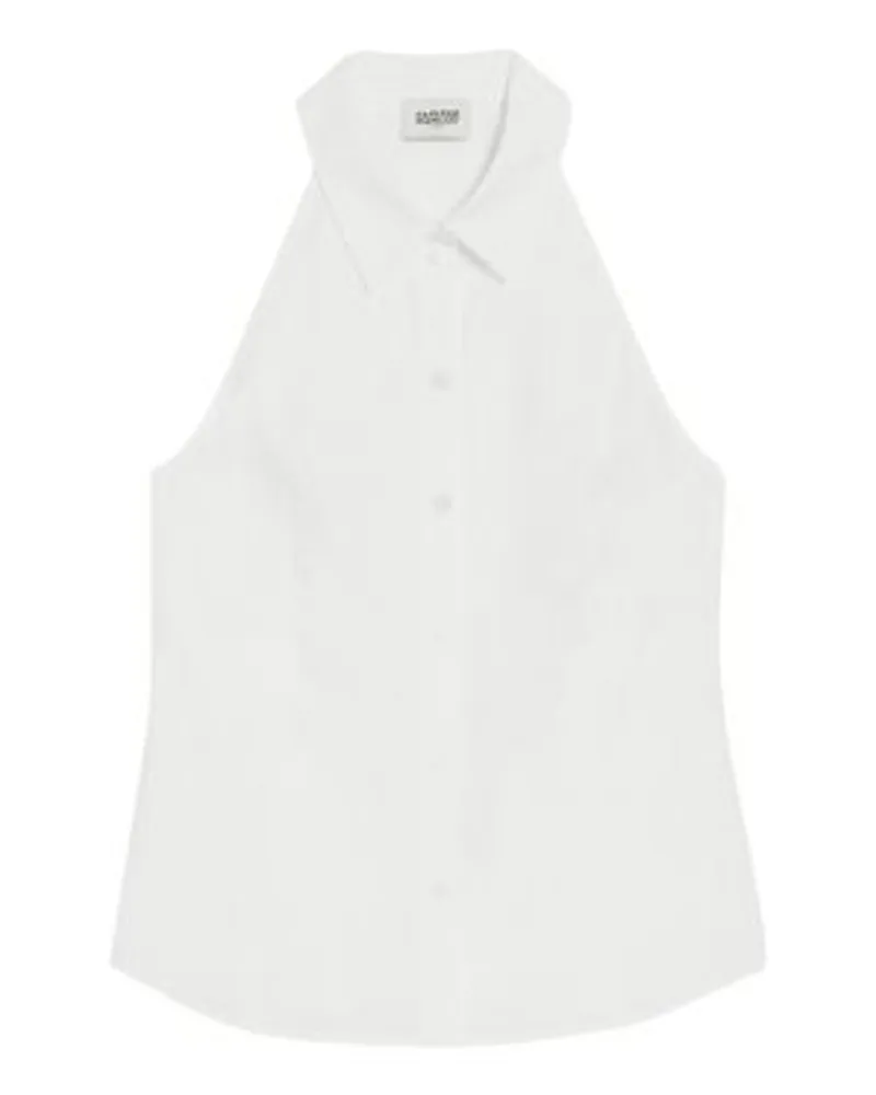 Claudie Pierlot ärmellose Hemdbluse White