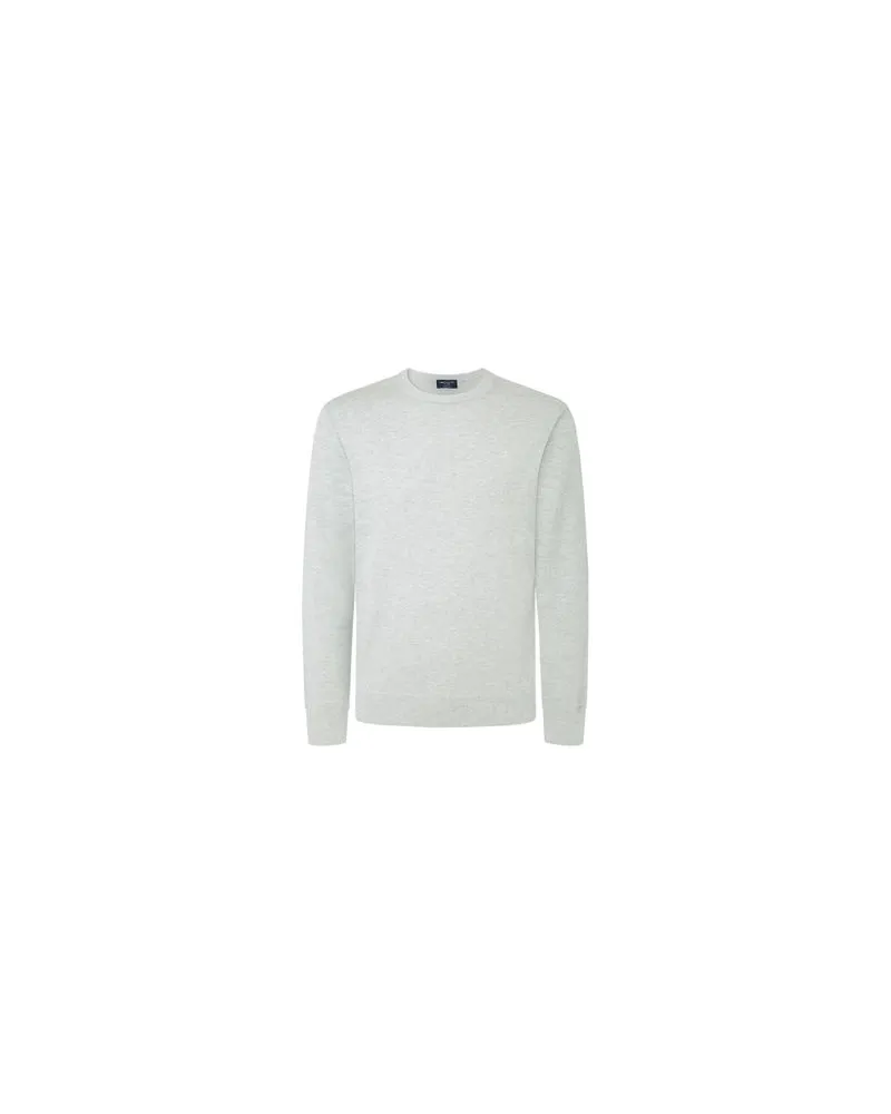 Hackett Rundhalspullover White