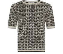 Hohes Kurzarm-Wollpullover