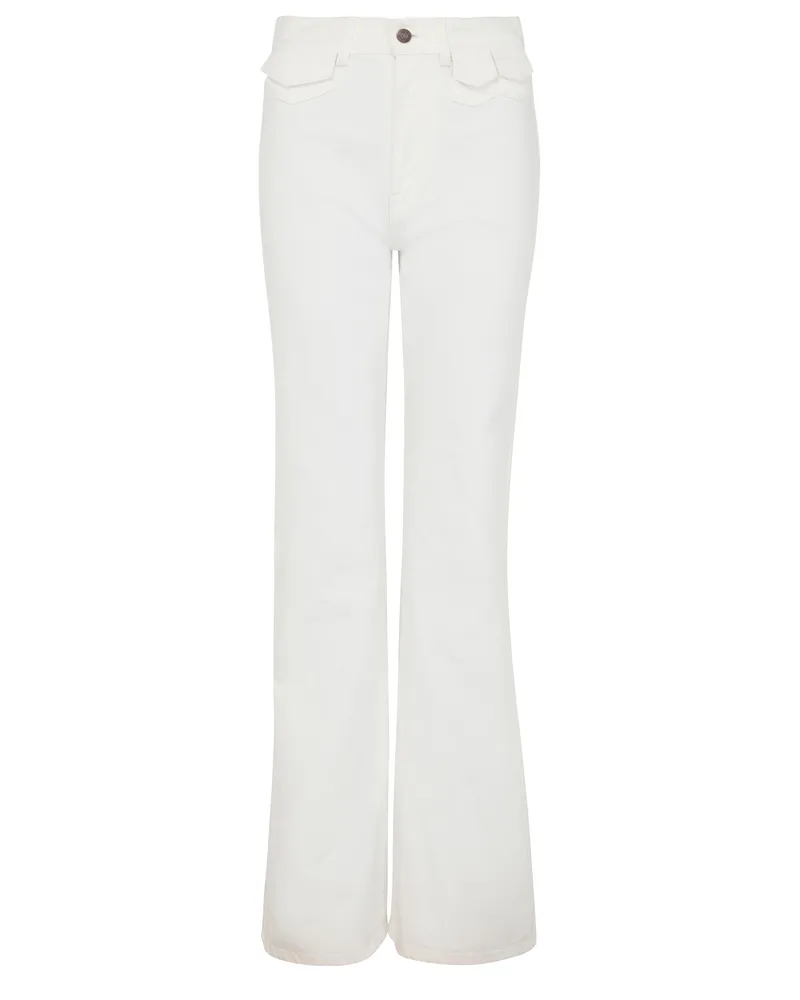 Chloé Schlagjeans mit hoher Taille 
