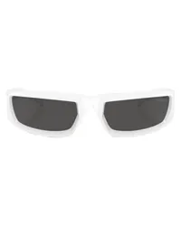 Prada Rechteck-Sonnenbrille PR25YS White