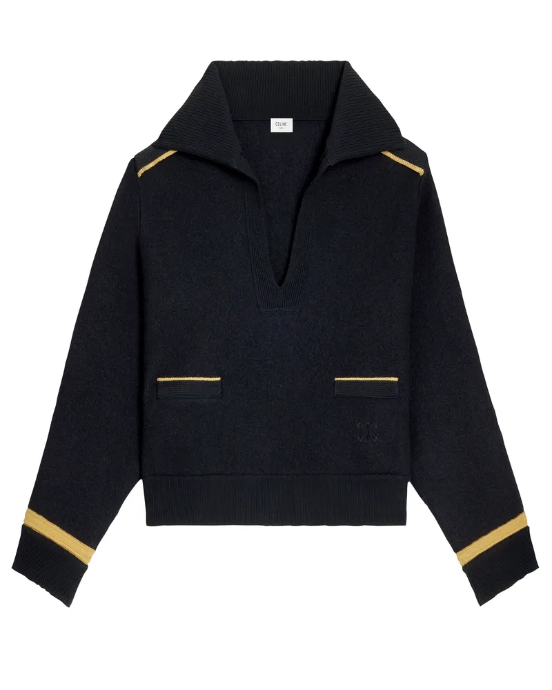 Celine Matrosenjacke aus militärwolle 