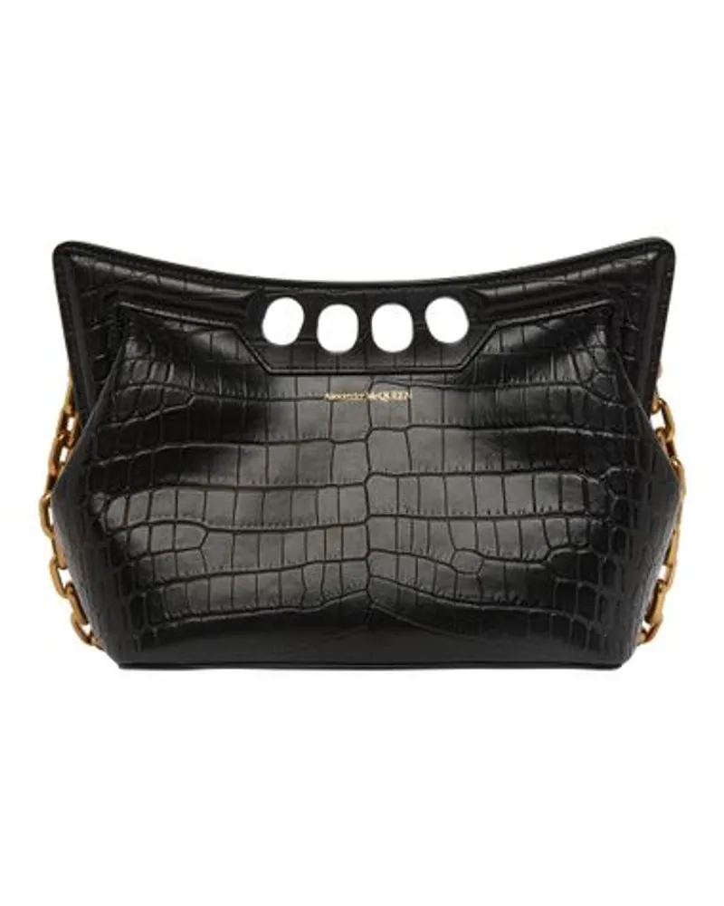 Alexander McQueen KLeine Tasche The Small Peak Black