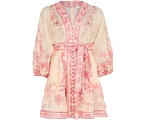 Minikleid Lucky mit Plunge-Ausschnitt