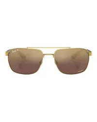 Ray Ban Sonnenbrille RB3701 Gold