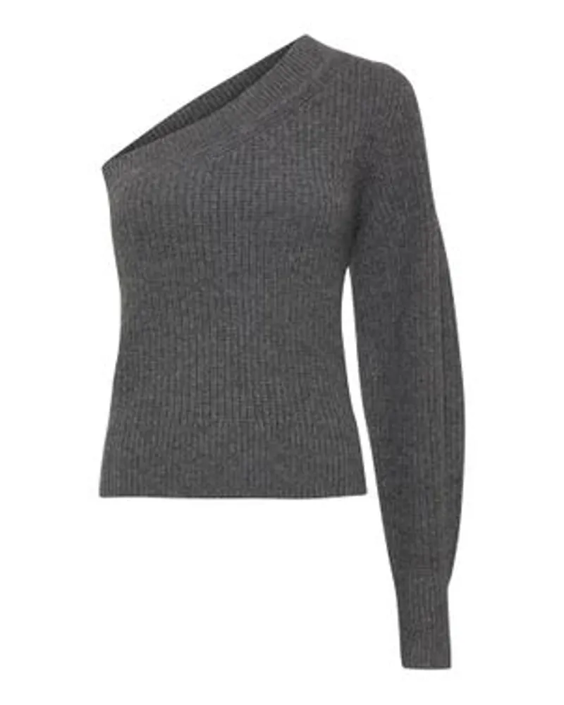 Isabel Marant Pullover Bowen mit einer Schulter Grey