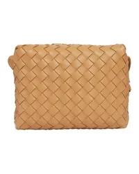 Bottega Veneta Kameratasche Loop kleines Format Beige